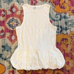 NWOT Elodie Textured Sleeveless Top